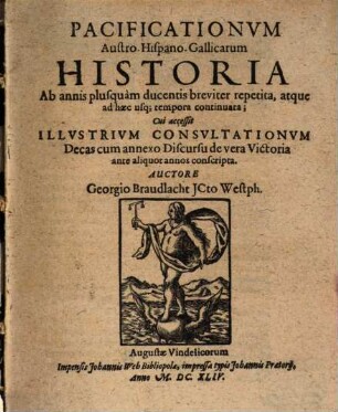 Pacificationum Austro-Hispano-Gallicarum historia