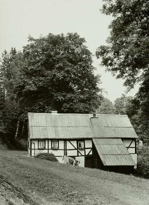 Lengefeld-Rauenstein, Grube Neuglück, Huthaus von Osten