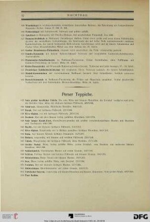 Perser Teppiche (Nr. 835-854)