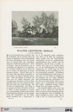 Walter Leistikow - Berlin