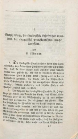 7-35 Vierzig Sätze, die theologische Lehrfreiheit innerhalb der evangelisch-protestantischen Kirche betreffend