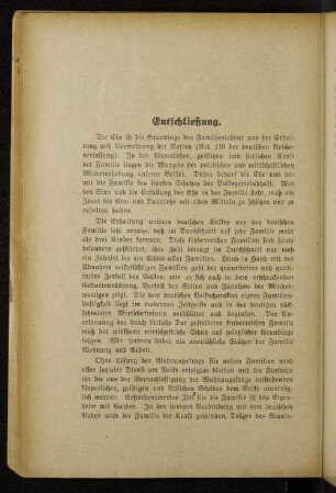Entschließung.