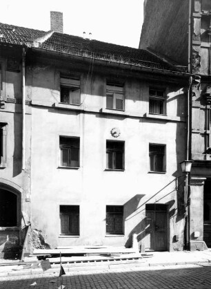 Görlitz-Altstadt, Nonnenstraße 8. Wohnhaus (um 1850). Straßenansicht