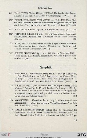 Graphik (Nr. 154-164)