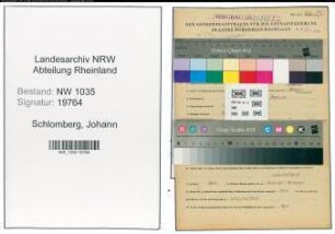 Entnazifizierung Johann Schlomberg , geb. 28.08.1886 (Steiger)