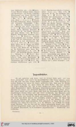 Literarische Ratgeber des Kunstwarts für 1902, [10]: Jugendbücher