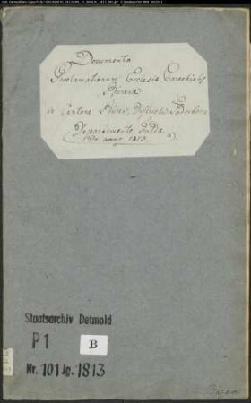 Zivilstandsregister der katholischen Gemeinde Büren, Kreis Büren (GAHT 1813). (Gemeinde: Katholische Gemeinde Büren)