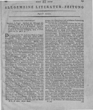 Heinroth, J. C. A.: Lehrbuch der Störungen des Seelenlebens oder der Seelenstörungen und ihrer Behandlung. T. 1-2. Leipzig: Vogel 1818