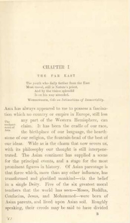 Chapter I. The Far East