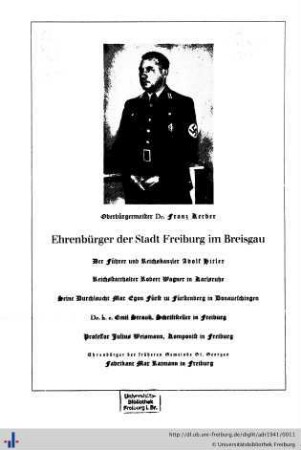 Ehrenbürger.