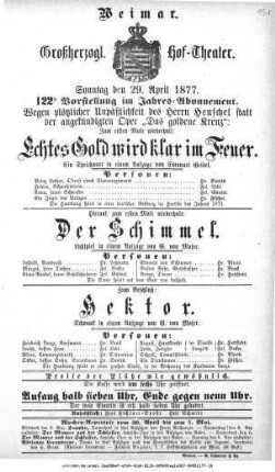 Echtes Gold wird klar im Feuer