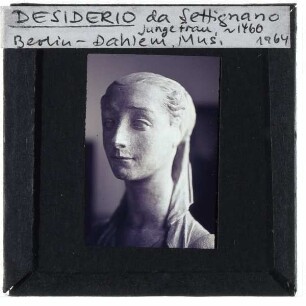 Settignano, Bildnisbüste einer jungen Frau