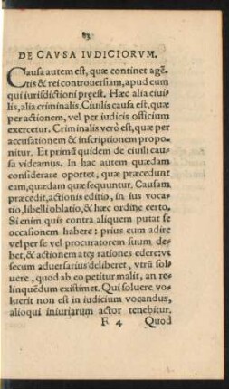 De Causa Iudiciorum.