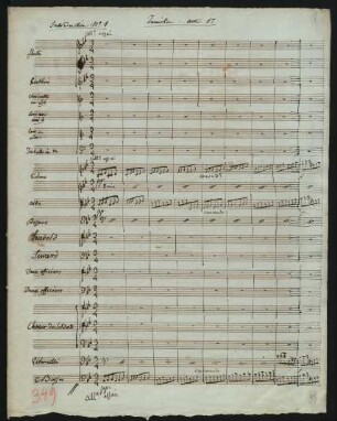 Faniska. Auszüge; V (11), Coro maschile, orch