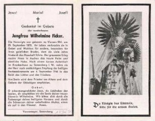 Ficker, Wilhelmine