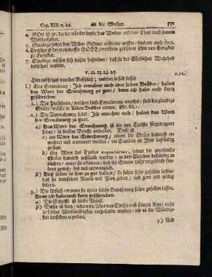 551-553, V. 22 - 25; Lehren und Gebrauch