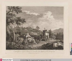 [Landschaft mit drei Frauen und einem Kind]