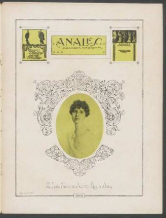 [Fotografía de] Sra. Lucia Necol de Algorta Real de Azua