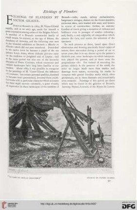 66: Etchings of Flanders by Victor Gilsoul