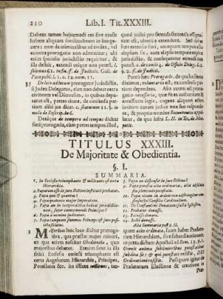 Titulus XXXIII. De Majoritate & Obedientia. - Titulus XXXV. De Pactis.