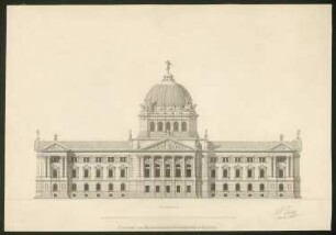 Reichsgericht, Leipzig: Hinteransicht