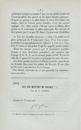 Sur une question de licence.