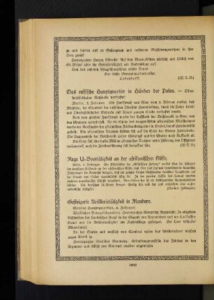 Gesteigerte Artillerietätigkeit in Flandern.