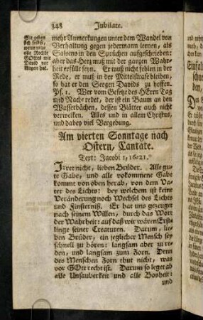 348-360, Am vierten Sonntage nach Ostern, Cantate