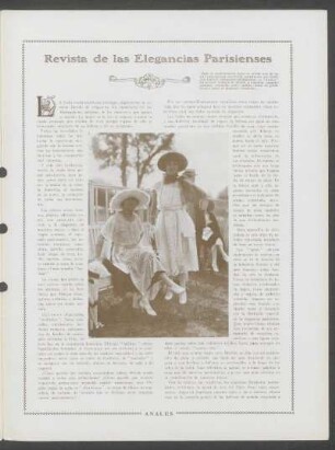 Revista de las Elegancias Parisienses
