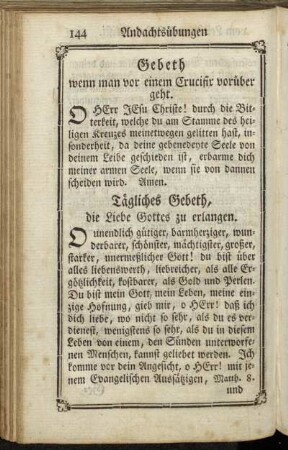 Andachtsübungen in allerley Anliegen.