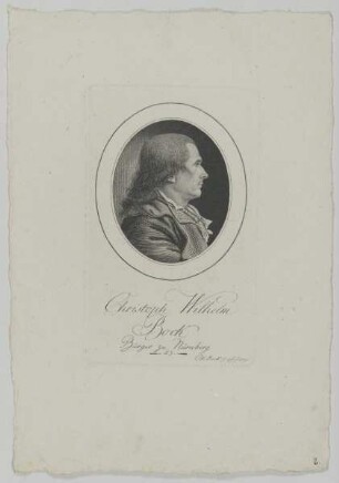 Bildnis des Christoph Wilhelm Bock