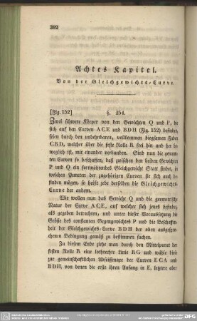 Achtes Kapitel. Von der Gleichgewichts-Curve