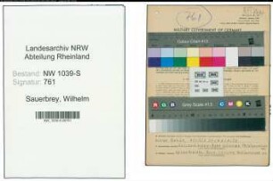 Entnazifizierung Wilhelm Sauerbrey , geb. 05.01.1900 (Gastwirt)