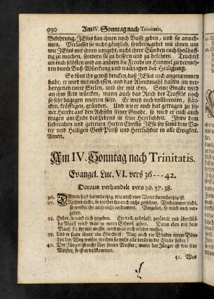 930-933, Evangelium; Eingang