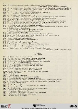 Afrika (Nr. 1484-1524)