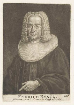Bildnis des Fridrich Rentz