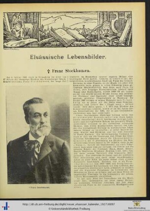 † Franz Stockhausen.
