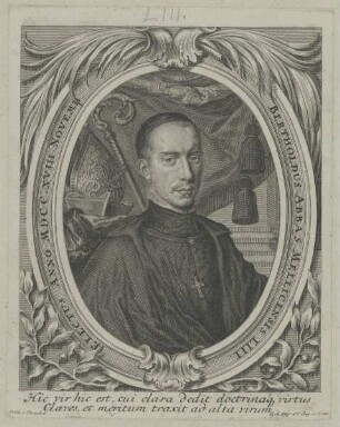 Bildnis des Bertholdus Abbas Mellicensis