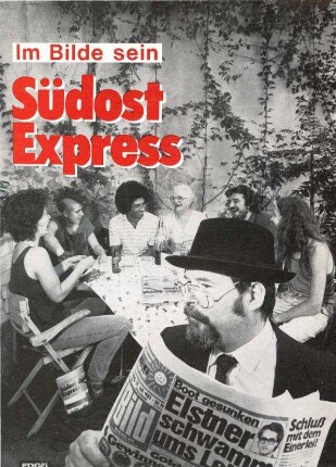 Flugschrift: Im Bilde sein. Südost-Express,               1984