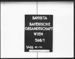 Zurückforderung der Vikariatsakten durch Bayern