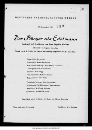 Der Bürger als Edelmann