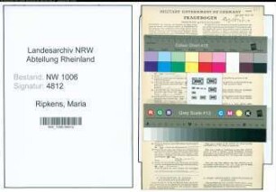 Entnazifizierung Maria Ripkens , geb. 06.06.1893 ()