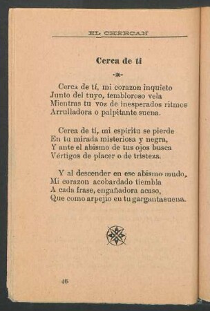 Cerca de tí