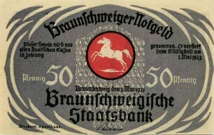 Notgeld - 50 Pfennig