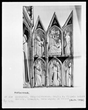 Geburt Christi, Synagoge und Darbringung im Tempel