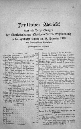 18. Dezember 1918