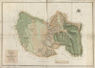 Topographischer Plan über die in dem Oberamt Mahlberg liegenden Baenne Kippenheim und Sulz nebst denen im Kippenheimer Bann befindlichen Ortschaften Kippenheimweiler und Mahlberg wie auch mit dem im Sulzer Bann liegenden Langenhardter Hof