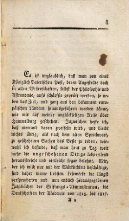 Hammelburger Reise, [2]. Fortgesetzte Reise nach Hammelburg oder meine harten Schicksale in Kautzen-Land