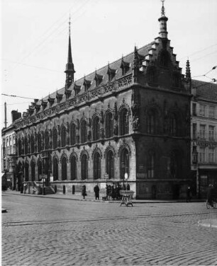 Rathaus, Kortrijk, Flandern, Belgien