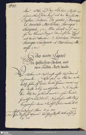 4. Capitel. Von geistlichen Sachen, und derer Fürsten-Recht darüber.